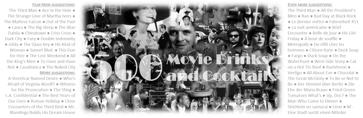500 Movie Drinks and Cocktails